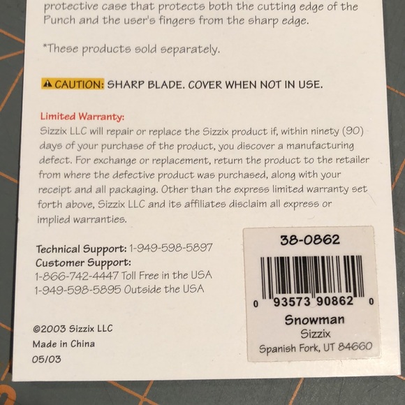 4. Sizzix Paddle Punch Positionable hand Punch dies - Picture 10 of 15